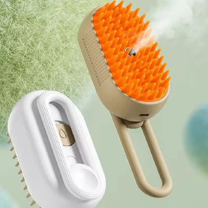 Mango Pet Massage Comb Spray Brush for Dogs Cats Grooming Shedding Detangler