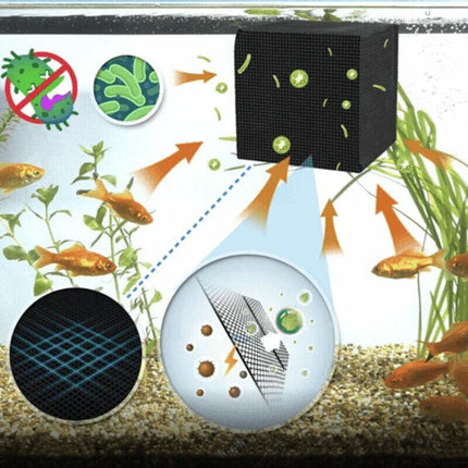Eco-Aquarium Carbon Filter For Fish Tank Water Purifier Cube Aquarium Cleaner - Aimall