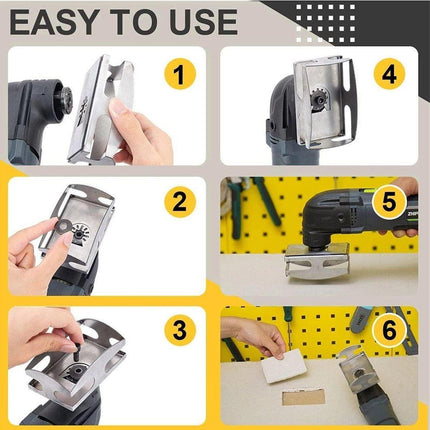 2X Electrical Cutter Tool Square Hole Saw Blade Woodworking Wall box Slot