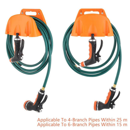 3pcs Wall Mounted Hose Holder Rack Plastic Garden Hose Storage Rack Organizer