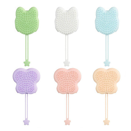 Double Hand Cat Bath Gloves Hair Removal Comb Grooming Floating Hair