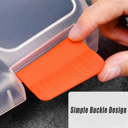 Clear Plastic Storage Box Multi Compartment Organizer for Small Parts Beads