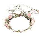 Bridal Floral Headdress Flower Crown Vacation Beach Wedding Simulation Hair Band
