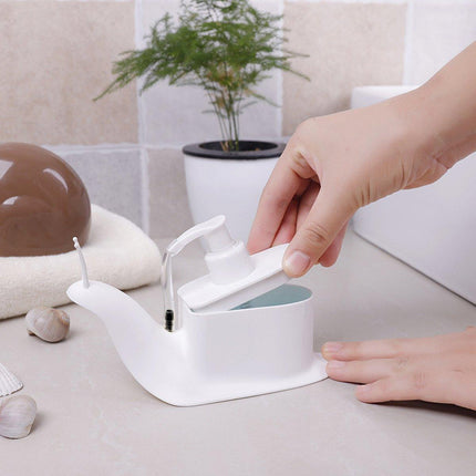 Snail Lotion Dispenser Bottle Wash Container Bathroom Soap Pressed Dispenser