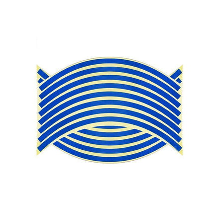 18" Reflective Rim Tape Wheel Stripe Decal Trim Sticker For Car Motorcycle
