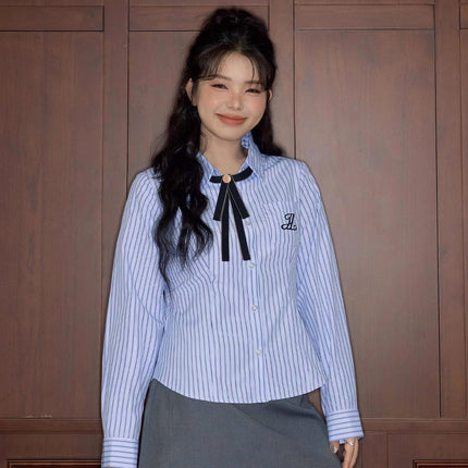 3PCS Unisex Pure School Uniform Tie Bow College Style Student JK Shirt Accessory