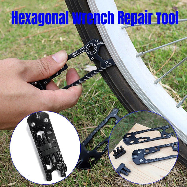 Multifunctional Hexagonal Spanner Portable Bicycle Repair Tool Kit Hand Tool Set