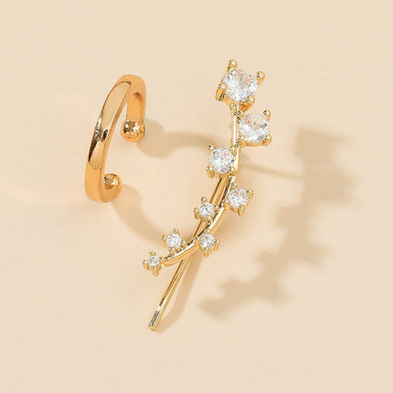 Simple Ear Clips No Piercing Stud Earrings Set Non Pierced Fashion Jewellery