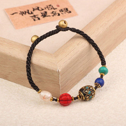 Vintage Ethnic Style Bracelet for Women Simple Weaving String Fashion Jewellery