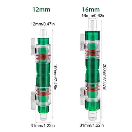 Aquarium Water Flow Control Valve Fish Tank Hose Pipe Filter Valve Quick Release