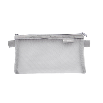 10PCS Clear Mesh Pencil Case Pen Cosmetic Makeup Storage Bag Organizer Pouch - Aimall