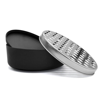Stainless Steel Kitchen Cheese Grater with Container Storing Fruits Cheese Box