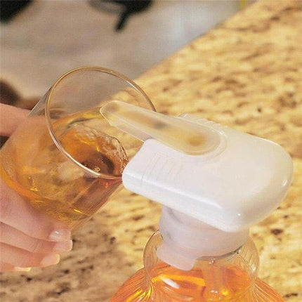 Magic Tap Automatic Electric Water Drink Milk Dispenser Beverage Spill Proof Blue - Aimall