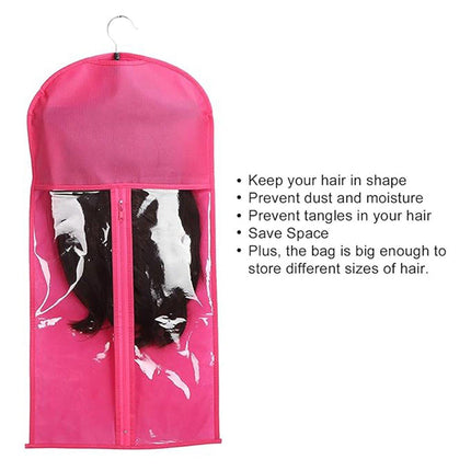 4pcs Non-Woven Wig Dust Bag Storage Covers for Hair Extensions Wig Protection