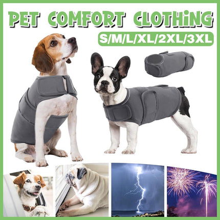 Pet Comfort Dog Relief Vest Jacket Soft Anxiety Coat for Small Medium Large Dogs