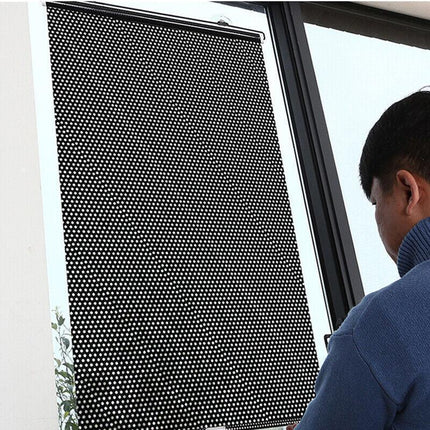 Black Roller Blinds Suction Cup Sunshade Blackout Curtains Car Home Window Curtains - Aimall