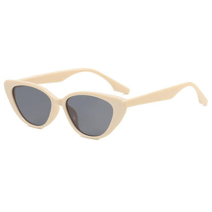 Unisex Womens Mens Retro Rapper Vintage Cat Eye Round Glasses Fashion Sunglasses - Aimall