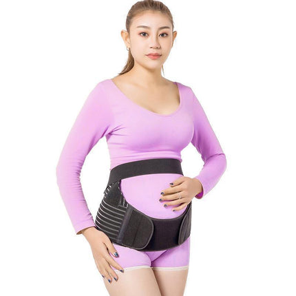 Pregnancy Maternity Support Brace Strap Belt Abdominal Back Support Belly Band White - Aimall
