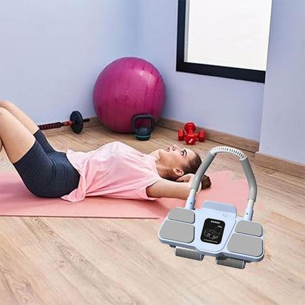 Four Wheel Abdominal Roller Automatic Rebound Ab Machine Home Fitness Equipment