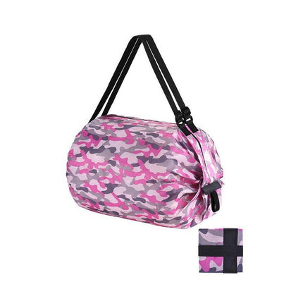 Large Foldable Reusable Shopping Bag Portable Travel Shoulder Grocery Tote Bag