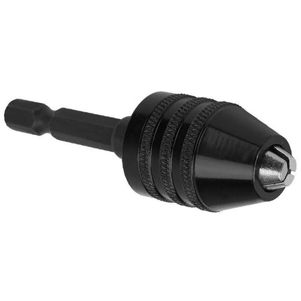 1/4" Keyless Chuck Conversion Hex Shank Adapter Drill Bit Quick Change Driver HG - Aimall