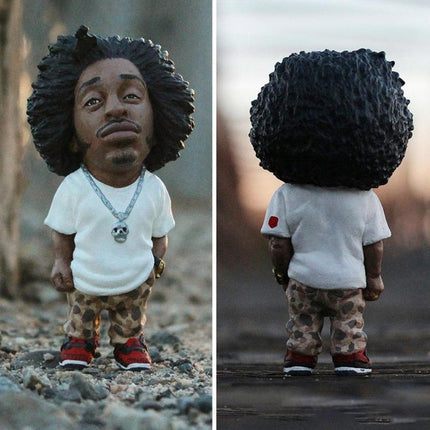 New Rapper Star Cool Hip Hop Guy Ornaments Creative Desktop Statue Home Decorate - Aimall