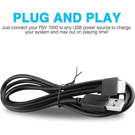 For Sony Playstation PS Vita Charge Cable Cord Data Power USB Sync Charger - Aimall