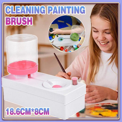 Paintbrush Rinser Cleaning Painting Brush Watercolour Calligraphy Paint Cleaner - Aimall