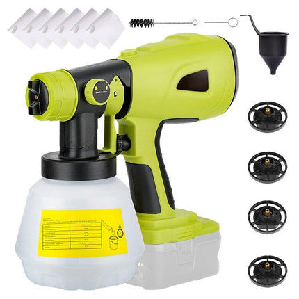 20V Cordless High Pressure Airless Paint Sprayer Compatible with Ryobi Batteries