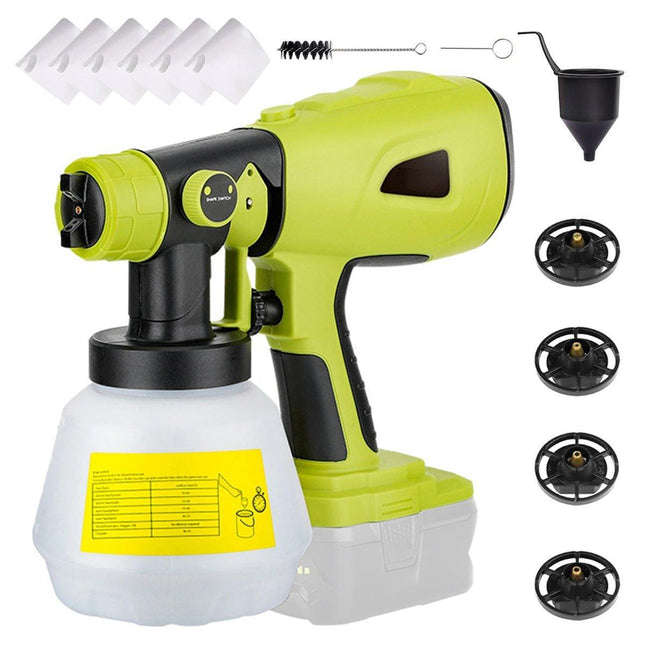 20V Cordless High Pressure Airless Paint Sprayer Compatible with Ryobi Batteries
