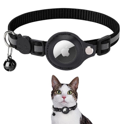 For Apple AirTag Cat Dog Collar Reflective Pet Collar Case Air Tag GPS Anti-lost - Aimall