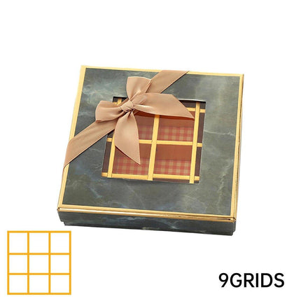 25X Valentines Day 9/12Grids Chocolate Box Gourmet Desserts Gift Display Window