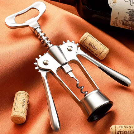3PCS Wine Bottle Opener Corkscrew Set Kitchen Bar Tools for Easy Opening