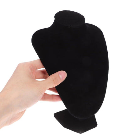 Black Necklace Display Stand Jewelry Storage Organizer for Necklaces and Chain
