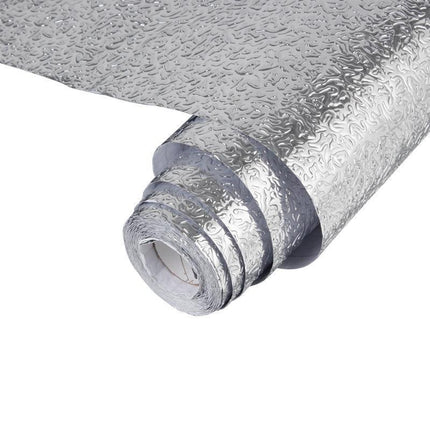 Waterproof Oil Proof Aluminum Foil Sticker Self Adhesive Kitchen Wallpapers AU - Aimall