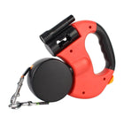 Retractable Lead Leash 360 Swivel Dual Doggie One-to-Two Traction Rope Pet Dog