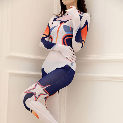 Halloween Tight Jetsuit Kiana Cos AU