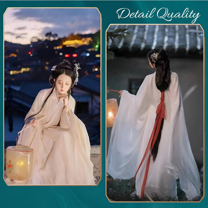 Women's Hanfu Dress Traditional Chinese Clothing Set for Female Costume Events