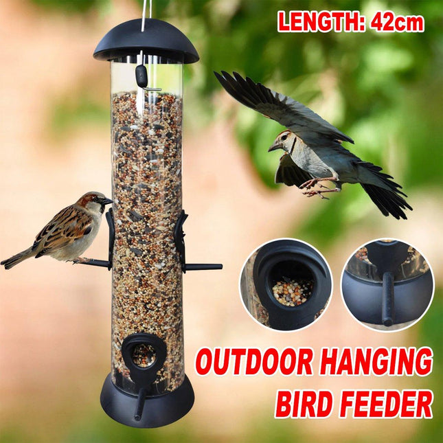 Outdoor Hanging Bird Feeder Wild Bird Feeder Garden Feeding Station for Birds