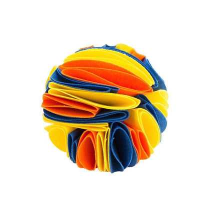 Snuffle ball Dog Puzzle Toys Increase IQ Slow Dispensing Feeder Pet Cat Trainiod S - Aimall