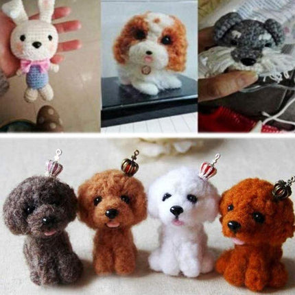 100x Teddy Plush Doll Black Plastic Safety Eyes DIY Toy Crafts Kit 6-12mm NEW - Aimall
