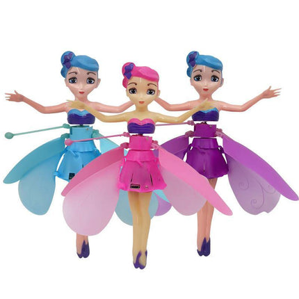 Flying Fairy Princess Doll Infrared Auto Induction Control Kids Toys Girls Gifts - Aimall