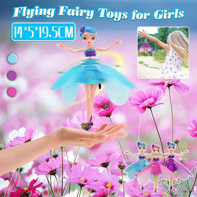 Flying Fairy Princess Doll Infrared Auto Induction Control Kids Toys Girls Gifts - Aimall
