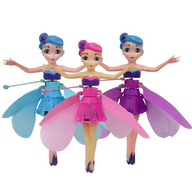 Flying Fairy Princess Doll Infrared Auto Induction Control Kids Toys Girls Gifts - Aimall