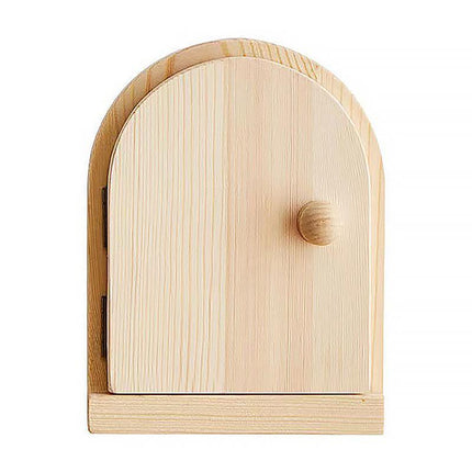 Solid Wood Wall Switch Protector Cover Socket Decorative Frame Masking Cover