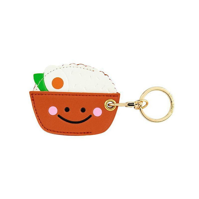 Smile Rice Cheese Keychain Car Keys Ring Mini Food Japanese Adorable Cool Gifts - Aimall