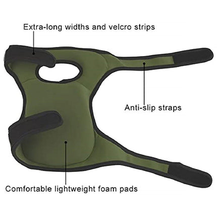 Extra Thick Memory Foam Gardening Knee Pads Soft Non-Slip Adjustable Comfortable
