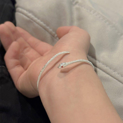 Bangle Bowknot Bells Bracelet Korean Opening Wrist Chain Women Silver Bracelet - Aimall