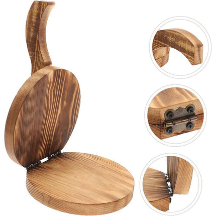 Wooden Dumpling Wrapper Maker Hand Press Dough Roller for Kitchen Cooking