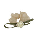 Korean Style Camellia Bow Hair Ties Large Intestine Hair Ring Hair Rope Bands - Aimall